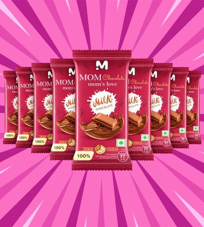 MOM's Love || Milk Chocolate Bar | 14 GM Each Pack